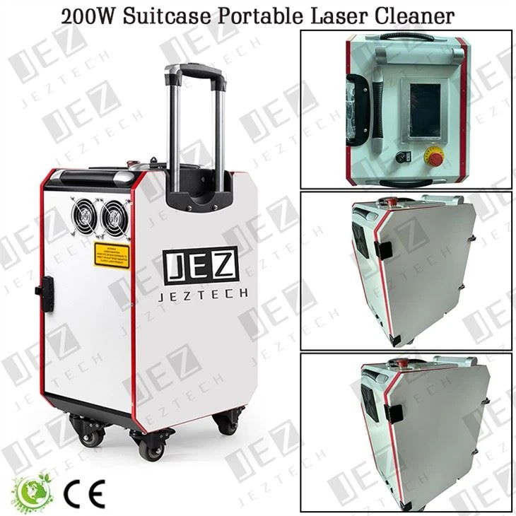 200W Bavul Taşınabilir Lazer Temizleme Makinesi