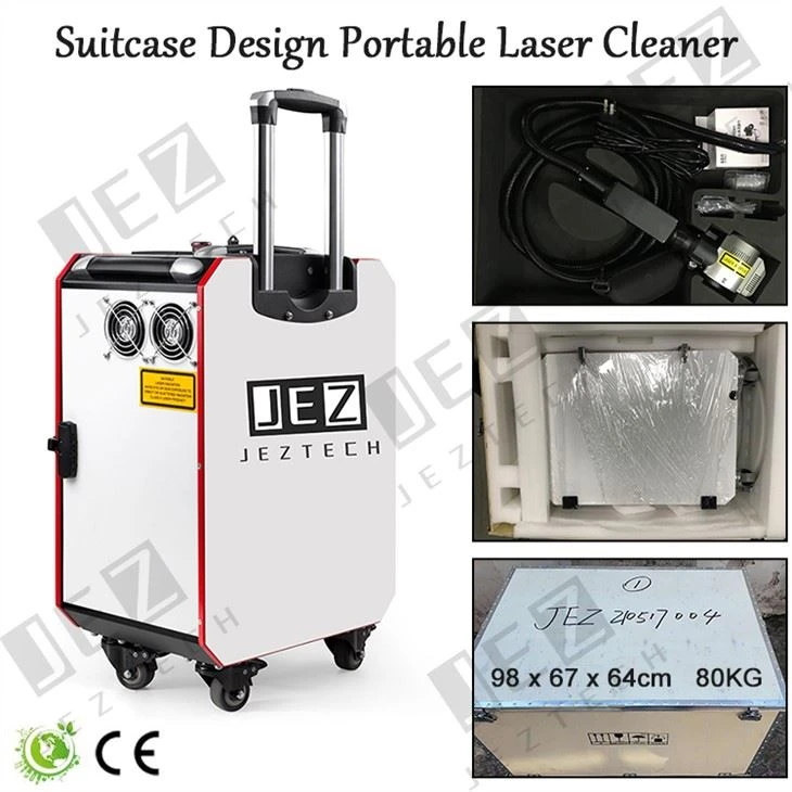 50W Hava Soğutma Taşınabilir Lazer Temizleme Makinesi